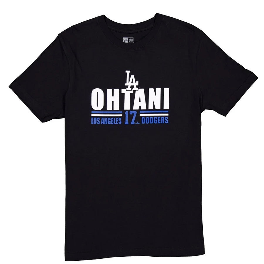 LOS ANGELES DODGERS SHOHEI OTHANI MEN'S NAME AND NUMBER T- SHIRT - BLACK