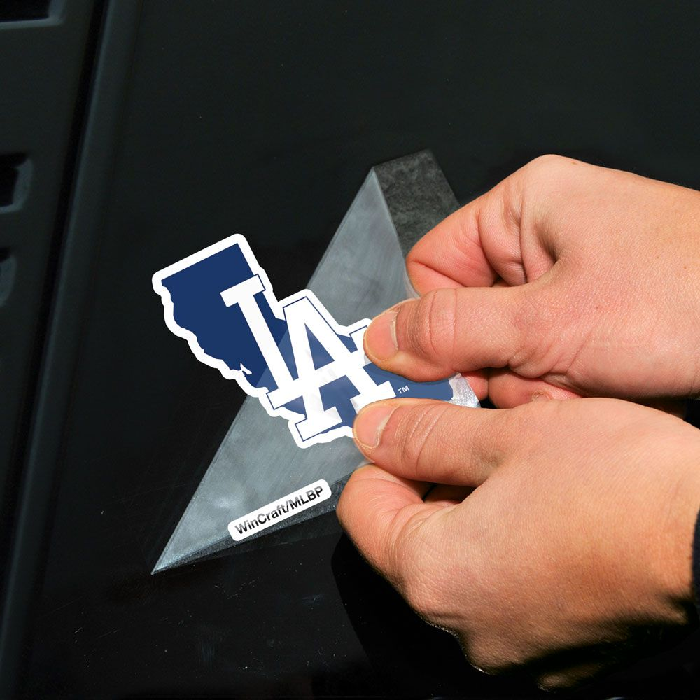 LOS ANGELES DODGERS STATE PERFECT CUT 4"X 4" DECAL