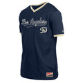 LOS ANGELES DODGERS TEAM SCRIPT V-NECK T-SHIRT - CITY CONNECT