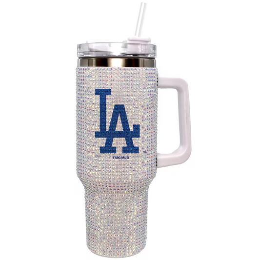 LOS ANGELES DODGERS THE MEMORY COMPANY 40 OZ BLING COLOSSAL TUMBLER