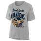 LOS ANGELES DODGERS WOMEN'S 2025 WORLD SERIES CHAMPIONS LOCKER ROOM REPLICA T-SHIRT - STEEL
