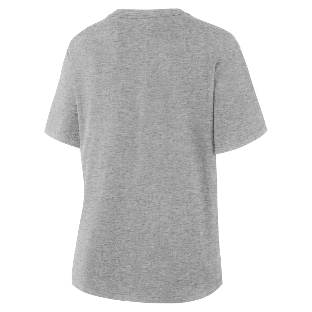 LOS ANGELES DODGERS WOMEN'S 2025 WORLD SERIES CHAMPIONS LOCKER ROOM REPLICA T-SHIRT - STEEL