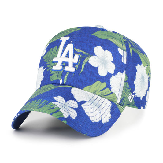 LOS ANGELES DODGERS WOMEN'S '47  BRAND BEACH SIDE CLEAN UP ADJUSTABLE HAT - BLUE