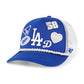 LOS ANGELES DODGERS WOMEN'S '47 BRAND RALLY ON HITCH ADJUSTABLE HAT - BLUE