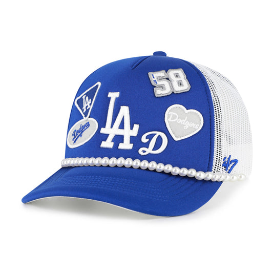 LOS ANGELES DODGERS WOMEN'S '47 BRAND RALLY ON HITCH ADJUSTABLE HAT - BLUE