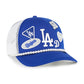 LOS ANGELES DODGERS WOMEN'S '47 BRAND RALLY ON HITCH ADJUSTABLE HAT - BLUE