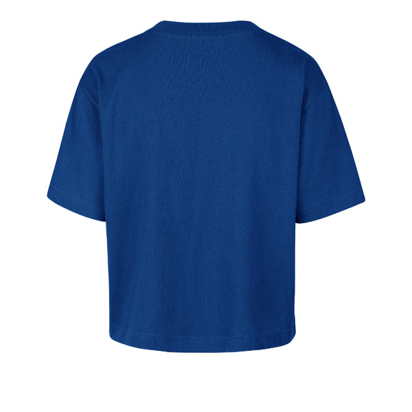 LOS ANGELES DODGERS WOMEN'S '47 BRAND VIBE CHECK REED CITY T-SHIRT - BLUE