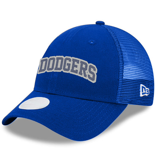 LOS ANGELES DODGERS WOMEN'S ARCH GLITZ 9FORTY ADJUSTABLE HAT - BLUE