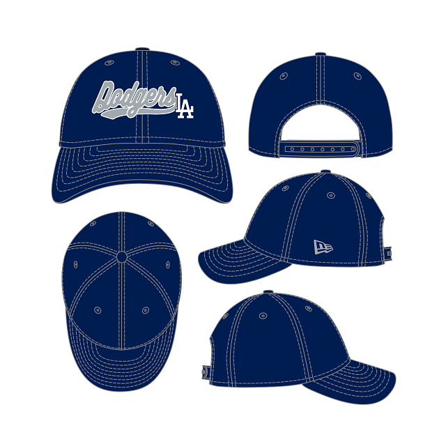 LOS ANGELES DODGERS WOMEN'S CHEER 9FORTY ADJUSTABLE HAT