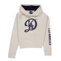 LOS ANGELES DODGERS WOMEN'S CITY CONNECT LOGO PULLOVER HOODED SWEATSHIRT