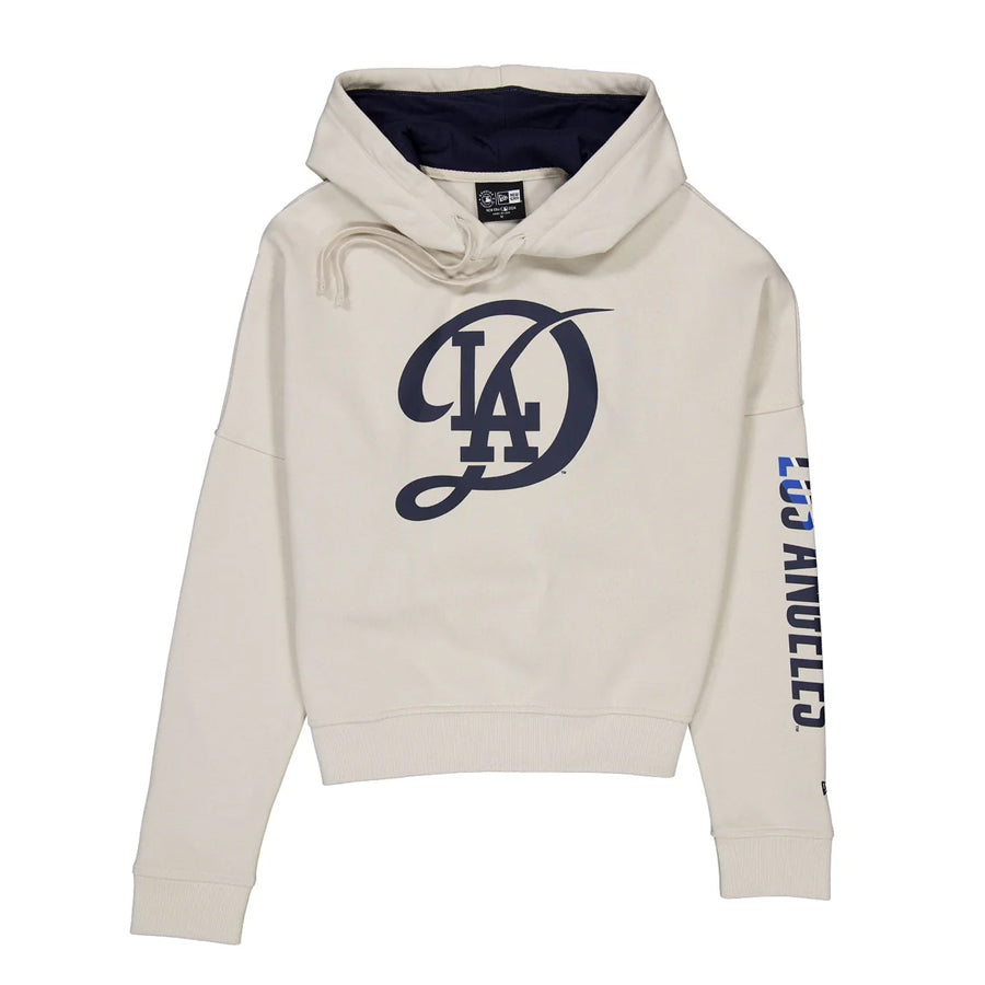 LOS ANGELES DODGERS WOMEN'S CITY CONNECT LOGO PULLOVER HOODED SWEATSHIRT