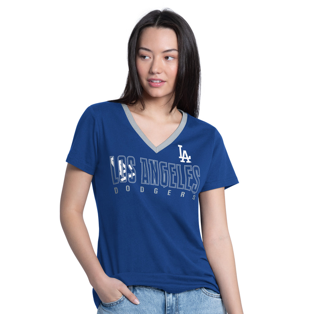 LOS ANGELES DODGERS WOMEN'S G-III 4HER BY CARL BANKS BEST TEAM T-SHIRT - BLUE