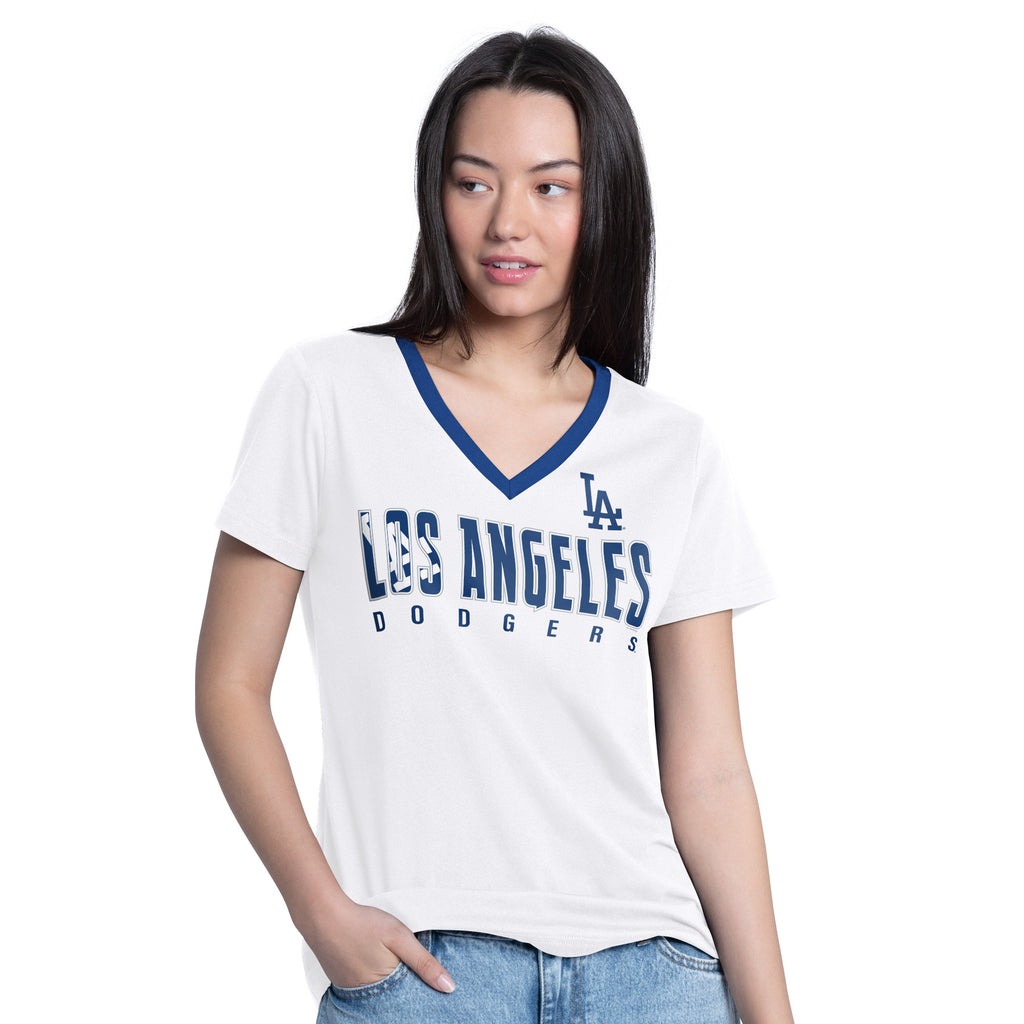 LOS ANGELES DODGERS WOMEN'S G-III 4HER BY CARL BANKS BEST TEAM T-SHIRT - WHITE