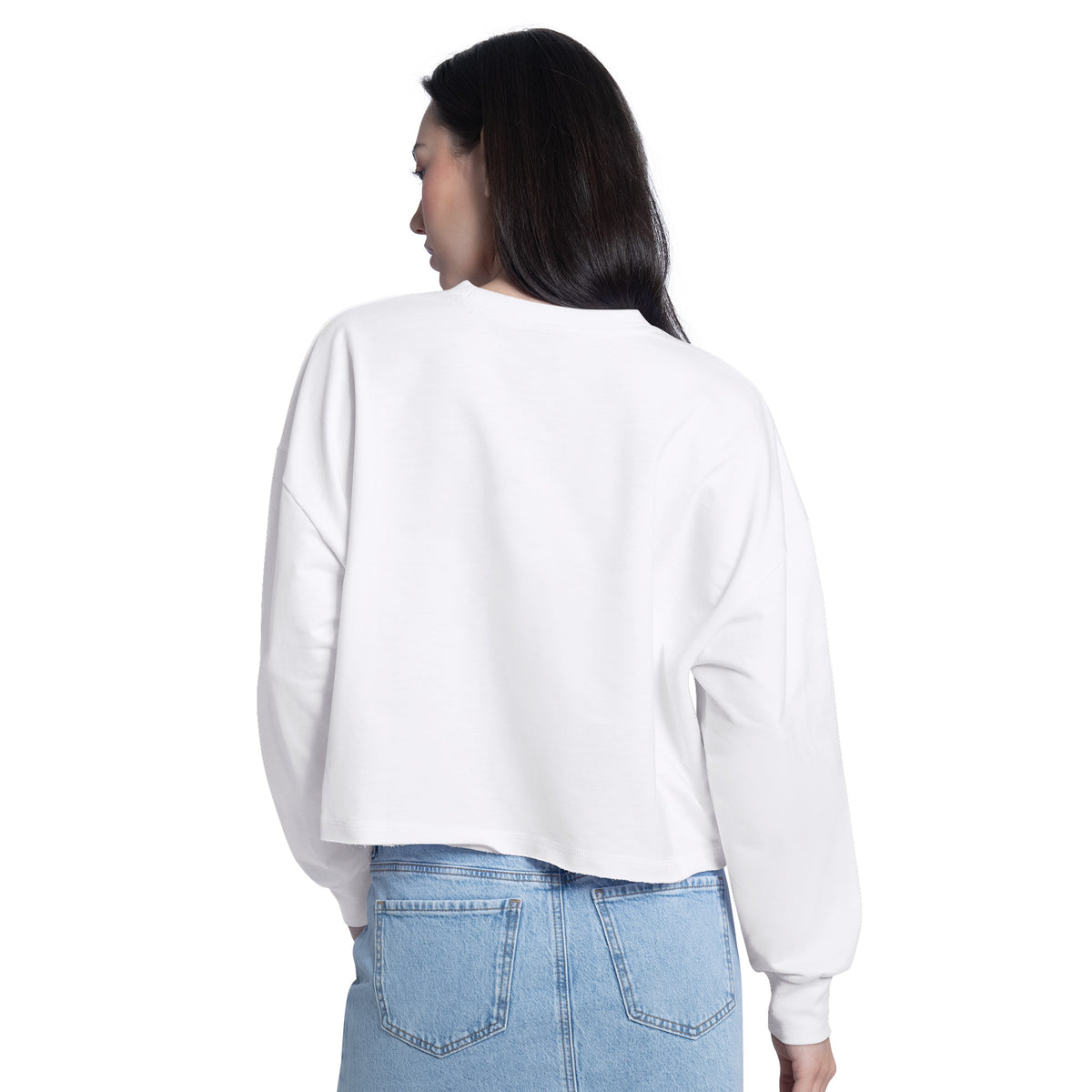 LOS ANGELES DODGERS WOMEN'S G-III 4HER BY CARL BANKS BLEACHERS SWEATSHIRT - WHITE