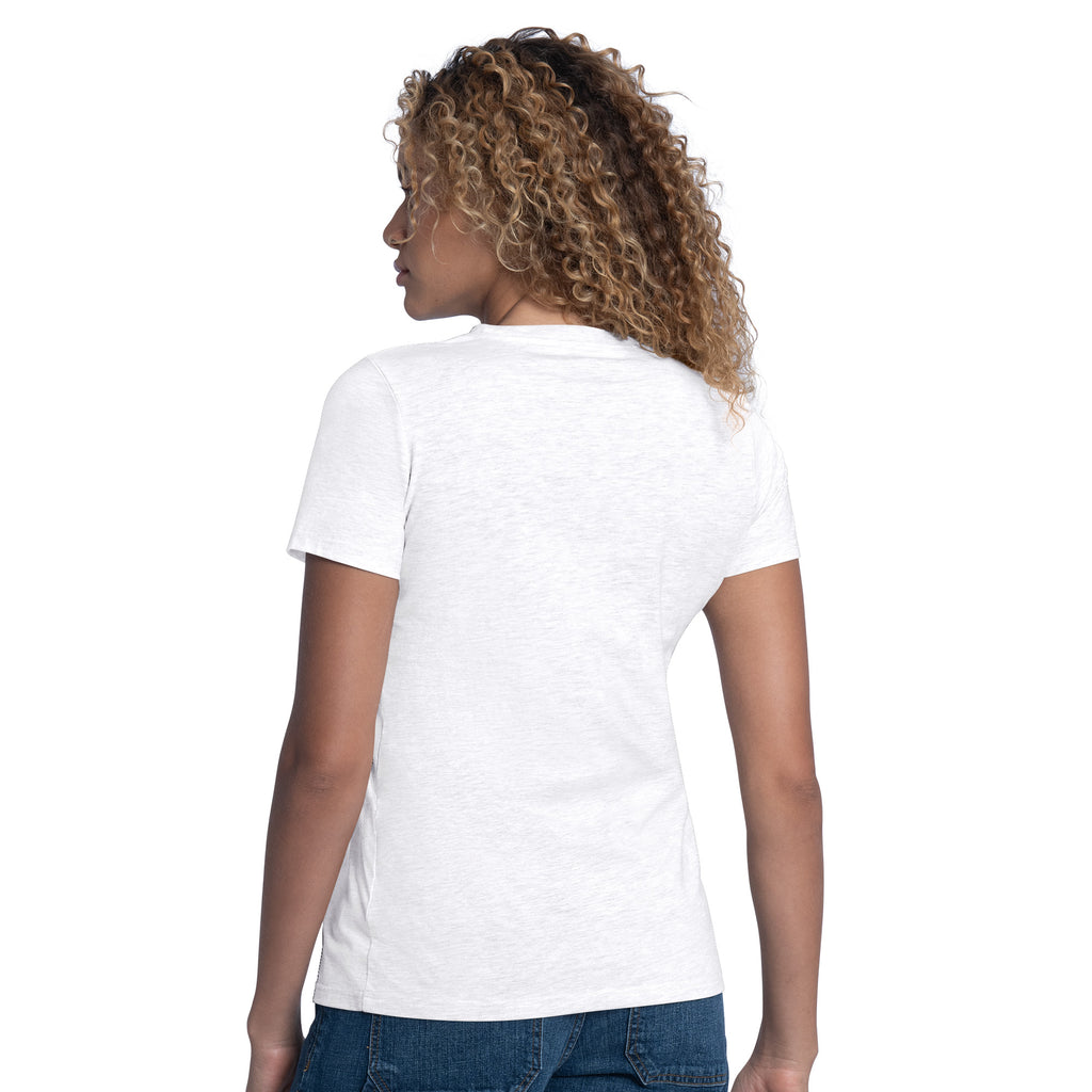 LOS ANGELES DODGERS WOMEN'S G-III 4HER BY CARL BANKS GOAL T-SHIRT - OATMEAL