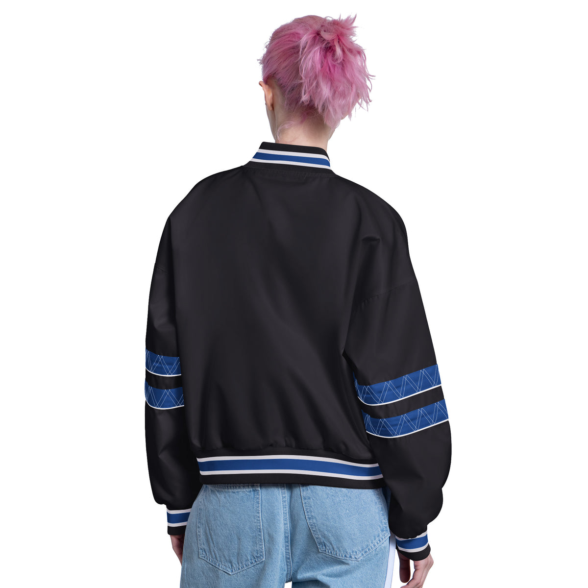 LOS ANGELES DODGERS WOMEN'S G-III 4HER BY CARL BANKS INTERCEPTION JACKET - BLACK