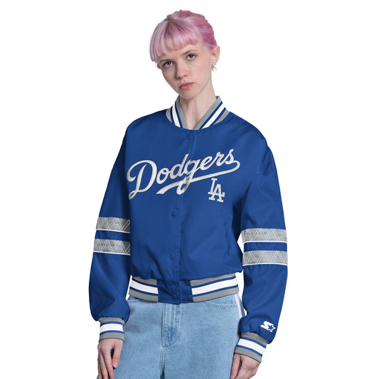 LOS ANGELES DODGERS WOMEN'S G-III 4HER BY CARL BANKS INTERCEPTION JACKET - BLUE