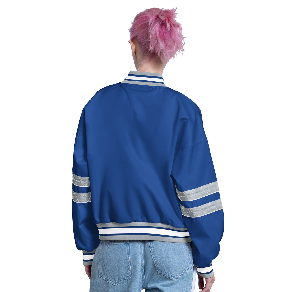 LOS ANGELES DODGERS WOMEN'S G-III 4HER BY CARL BANKS INTERCEPTION JACKET - BLUE