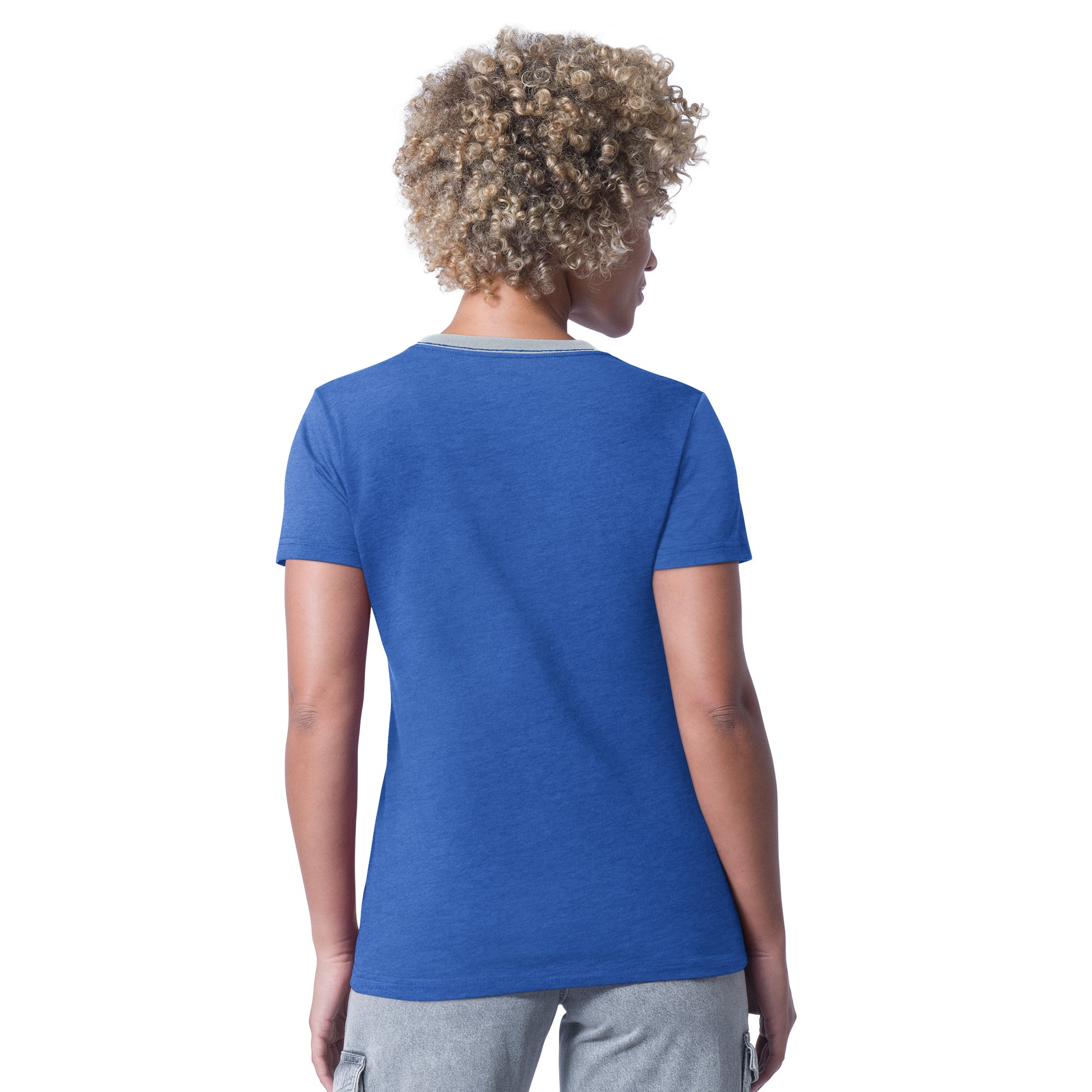 LOS ANGELES DODGERS WOMEN'S G-III 4HER BY CARL BANKS MAIN PLAY T-SHIRT - BLUE