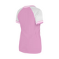 LOS ANGELES DODGERS WOMEN'S GLITTER SCRIPT RAGLAN V-NECK T-SHIRT - PINK