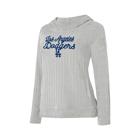 LOS ANGELES DODGERS WOMEN'S LINGER CHENILLE HOODED SWEATSHIRT