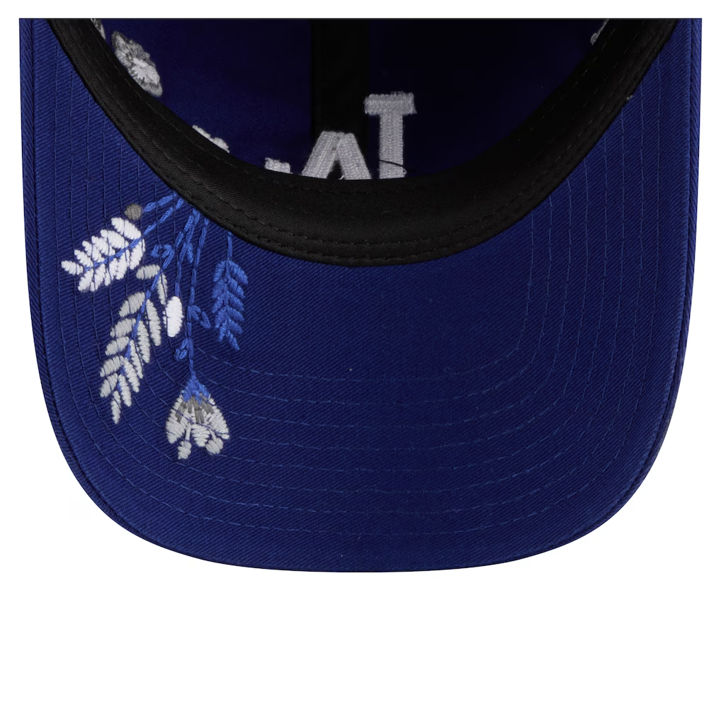 LOS ANGELES DODGERS WOMEN'S NEW ERA WILDFLOWER CASUAL CLASSIC ADJUSTABLE HAT - BLUE