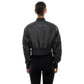 LOS ANGELES DODGERS WOMEN'S NEWERA X ALPHA INDUSTRIES CROPPED FULL-ZIP JACKET - BLACK/GOLD