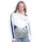 LOS ANGELES DODGERS WOMEN'S RALLY RHINESTONE RAGLAN FULL-ZIP TRACK JACKET - WHITE/BLUE