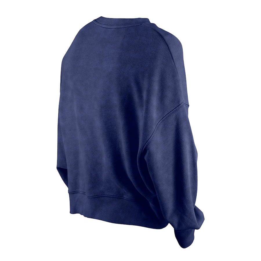 LOS ANGELES DODGERS WOMEN'S THROWBACK BOXY CREWNECK SWEATSHIRT - BLUE