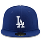 LOS ANGELES DODGERS YOUTH BACK 2 BACK DIAMOND SIDEPATCH 59FIFTY FITTED HAT - BLUE