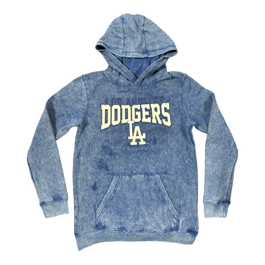LOS ANGELES DODGERS YOUTH BACK TO BACK MINERAL WASHED HOODIE