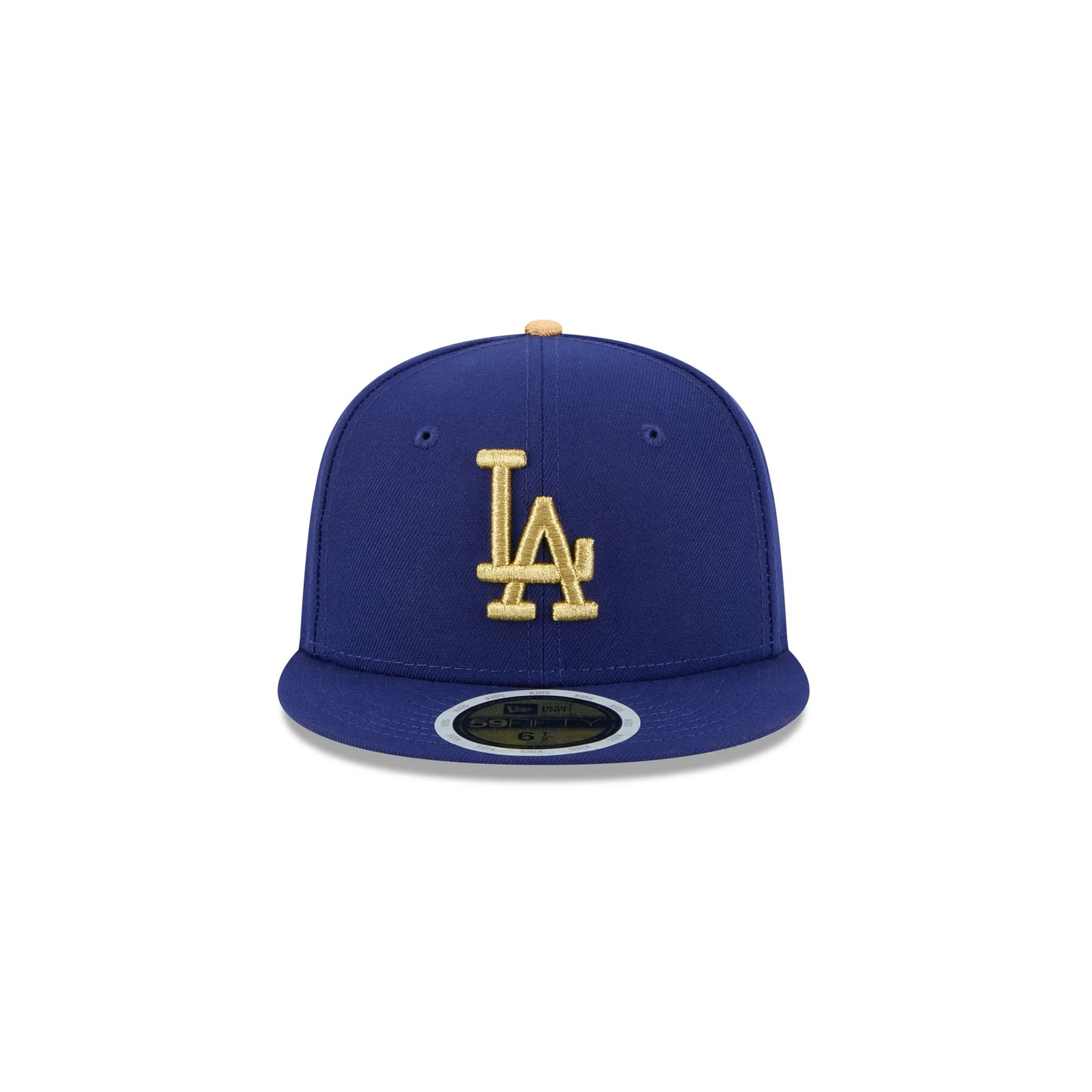 LOS ANGELES DODGERS YOUTH 2025 MLB GOLD COLLECTION 59FIFTY FITTED HAT - BLUE