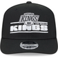 LOS ANGELES KINGS STATED 9SEVENTY STRETCH-SNAP ADJUSTABLE HAT - BLACK