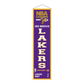 BANDERA DE LA HERENCIA DE LOS CAMPEONES DE LOS ANGELES LAKERS - 8" X 15"