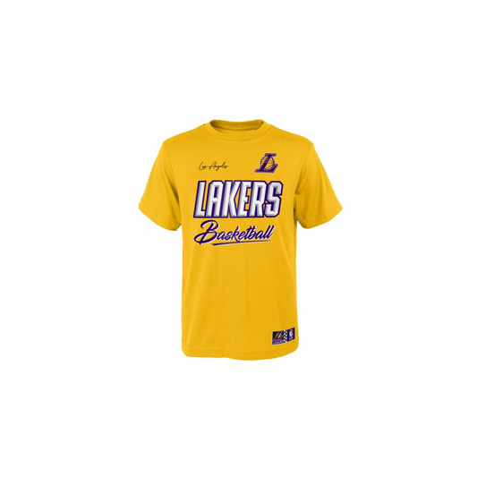 LOS ANGELES LAKERS KIDS COURT VS TRACK T-SHIRT