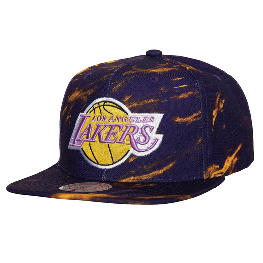 LOS ANGELES LAKERS GORRA DE PLUMAS PARA HOMBRE SNAPBACK