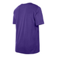 LOS ANGELES LAKERS MEN'S NEW ERA THROWBACK T-SHIRT - PURPLE
