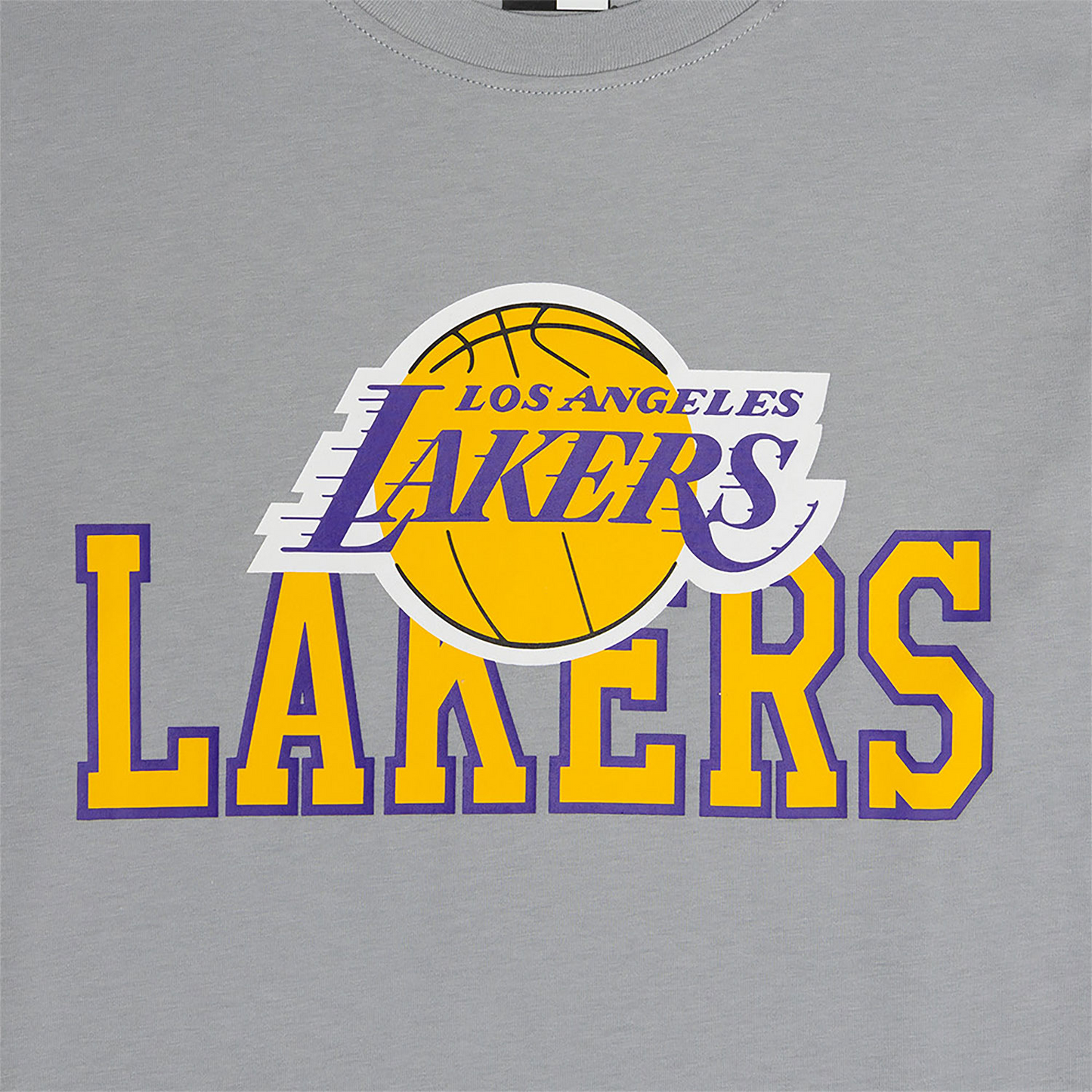 LOS ANGELES LAKERS MEN'S TIP OFF T-SHIRT - GRAY
