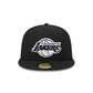 LOS ANGELES LAKERS SIDEPATCH WESTERN CONFERENCE 59FIFTY FITTED HAT - BLACK/ WHITE