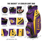 LOS ANGELES LAKERS TEAM EFFORT BUCKET III COOLER CART GOLF BAG