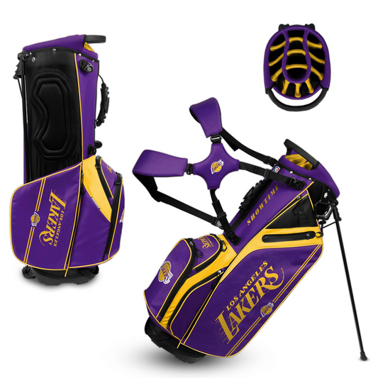 LOS ANGELES LAKERS TEAM EFFORT CADDIE CARRY HYBRID BAG