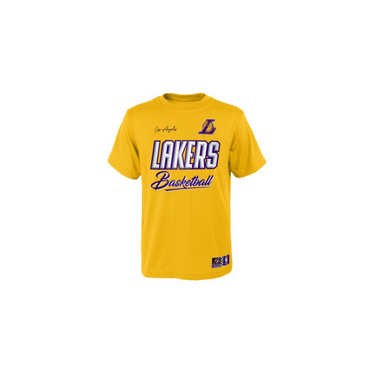 LOS ANGELES LAKERS YOUTH COURT VS TRACK T-SHIRT