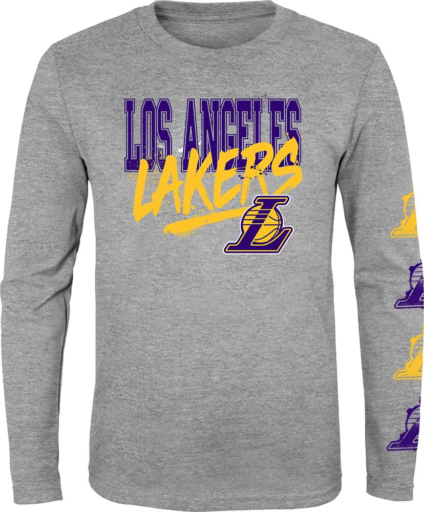LOS ANGELES LAKERS YOUTH GET BUSY LONG SLEEVE SHIRT