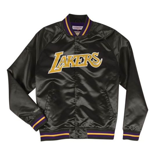 LOS ANGELES LAKERS YOUTH MITCHELL & NESS SATIN JACKET