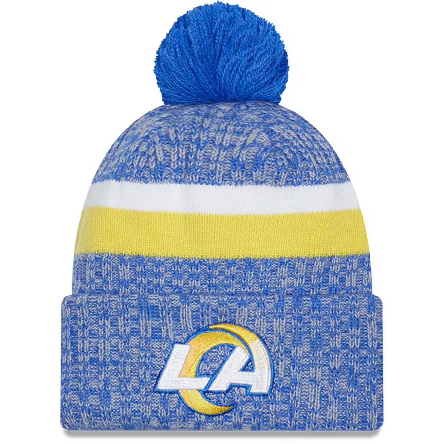 LOS ANGELES RAMS 2023 NFL SIDELINE CUFFED KNIT WITH POM