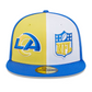 LOS ANGELES RAMS 2023 SIDELINE 59FIFTY FITTED HAT
