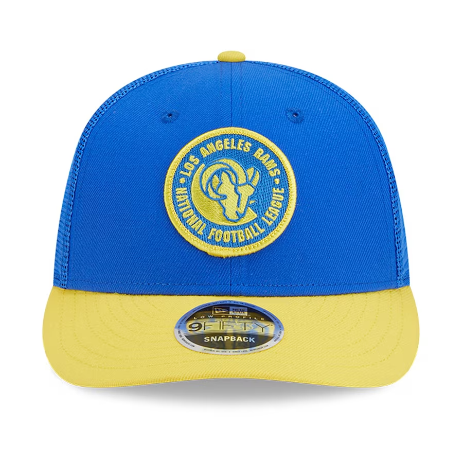 LOS ANGELES RAMS 2023 SIDELINE LOW PROFILE 9FIFTY SNAPBACK HAT