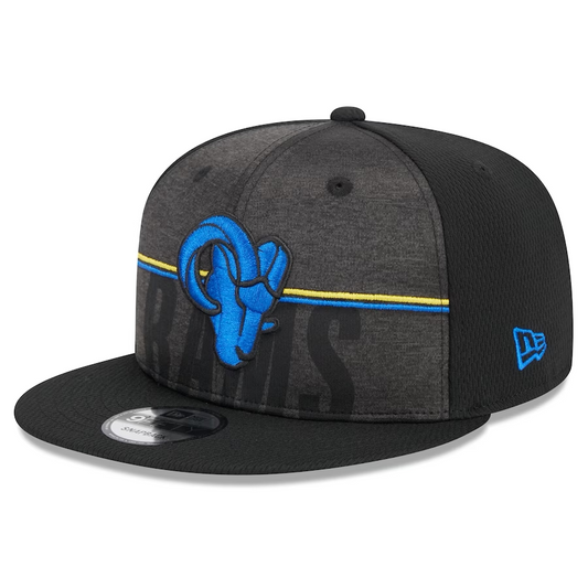 LOS ANGELES RAMS 2023 TRAINING CAMP 9FIFTY GORRA GORRA - NEGRO