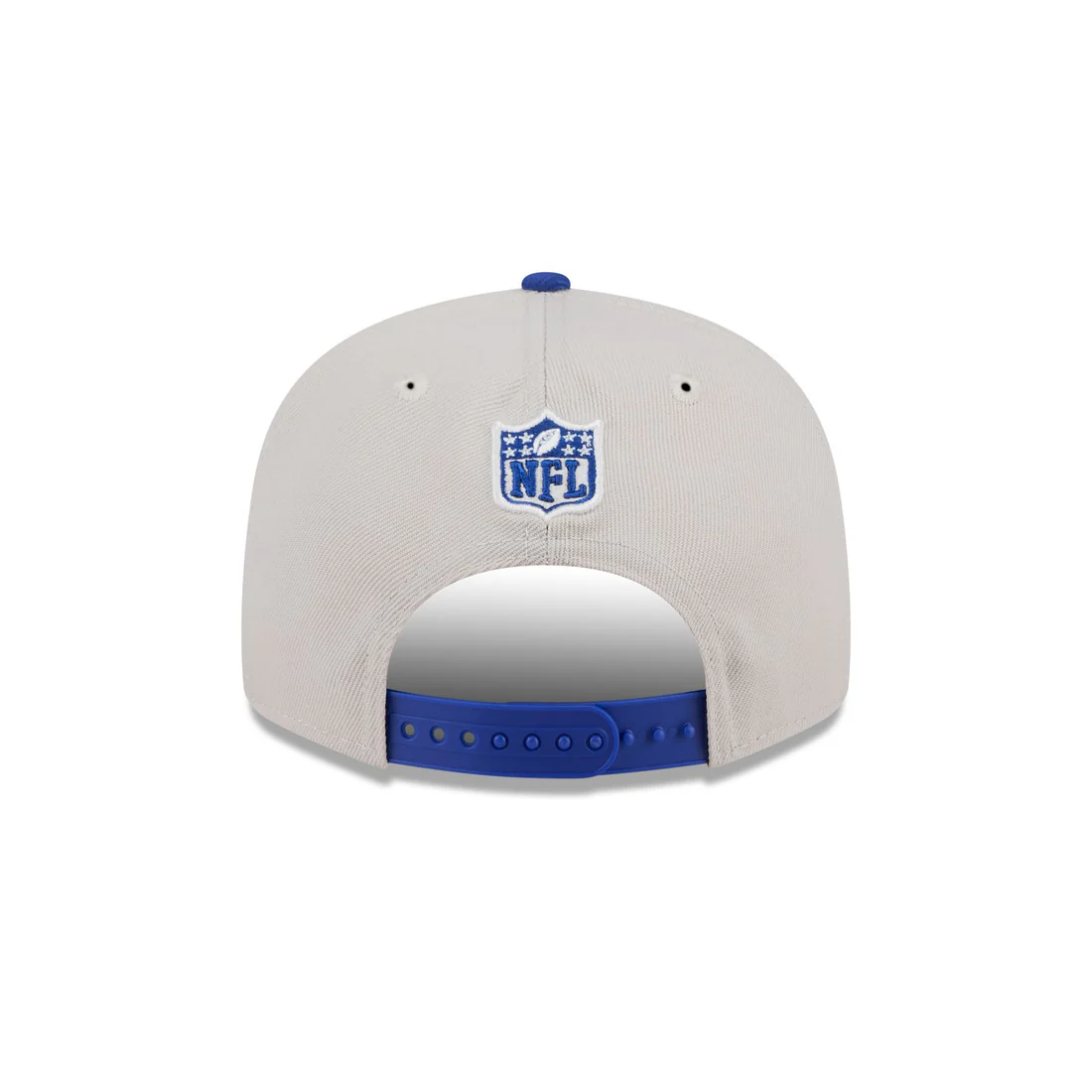 LOS ANGELES RAMS 2024 NFL SIDELINE HISTORIC 9FIFTY SNAPBACK HAT - STONE/BLUE