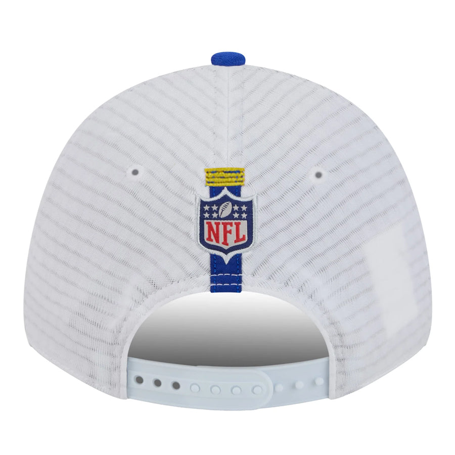 LOS ANGELES RAMS 2024 NFL TRAINING CAMP 9FORTY-STRETCH SNAP HAT - WHITE